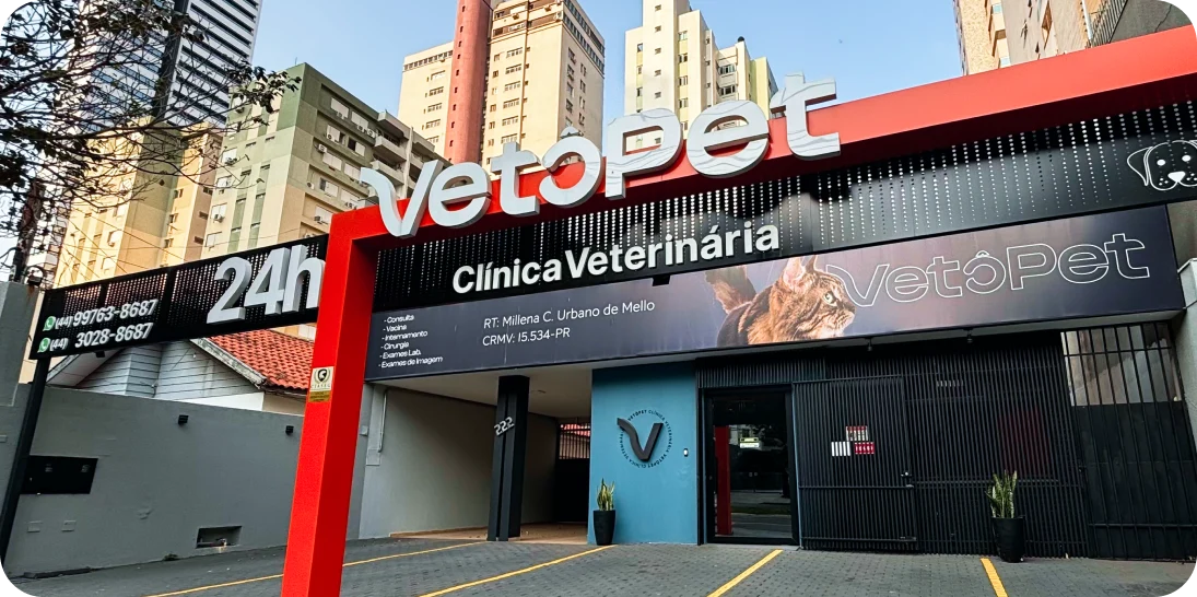 Foto Frente - VetôPet - Clínica Veterinária 24h em Maringá - Plantão